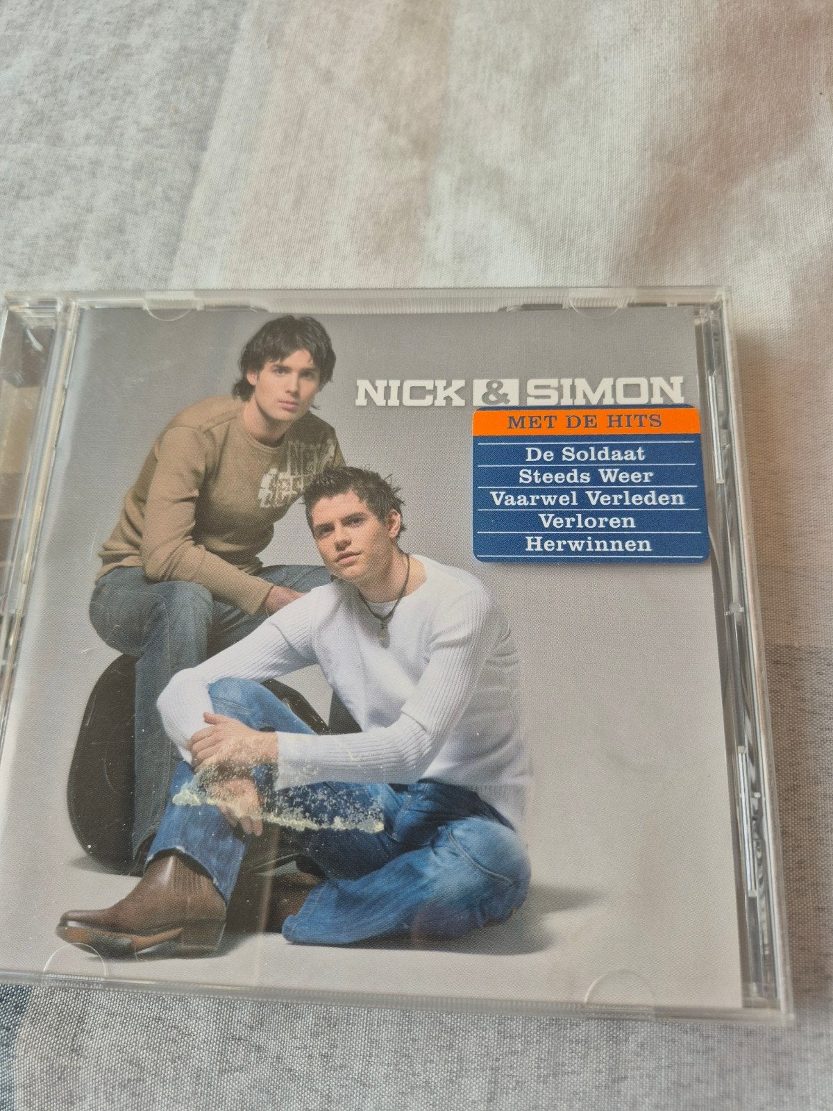 Nick & Simon - Met De Hits CD (Pop, Nederlandstalig), Gebruikt, Met bonustracks, Ophalen of Verzenden, Pop