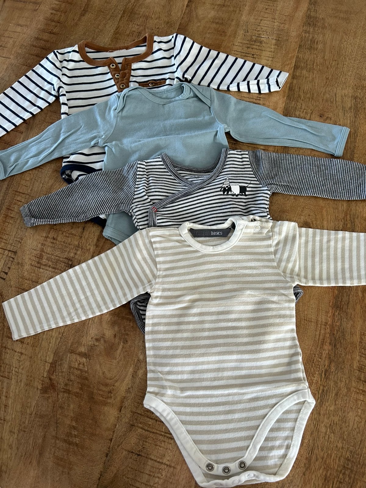 15 rompertjes korte & lange mouw mt 62/68, Kinderen en Baby's, Babykleding | Maat 62, Ophalen of Verzenden, Zo goed als nieuw