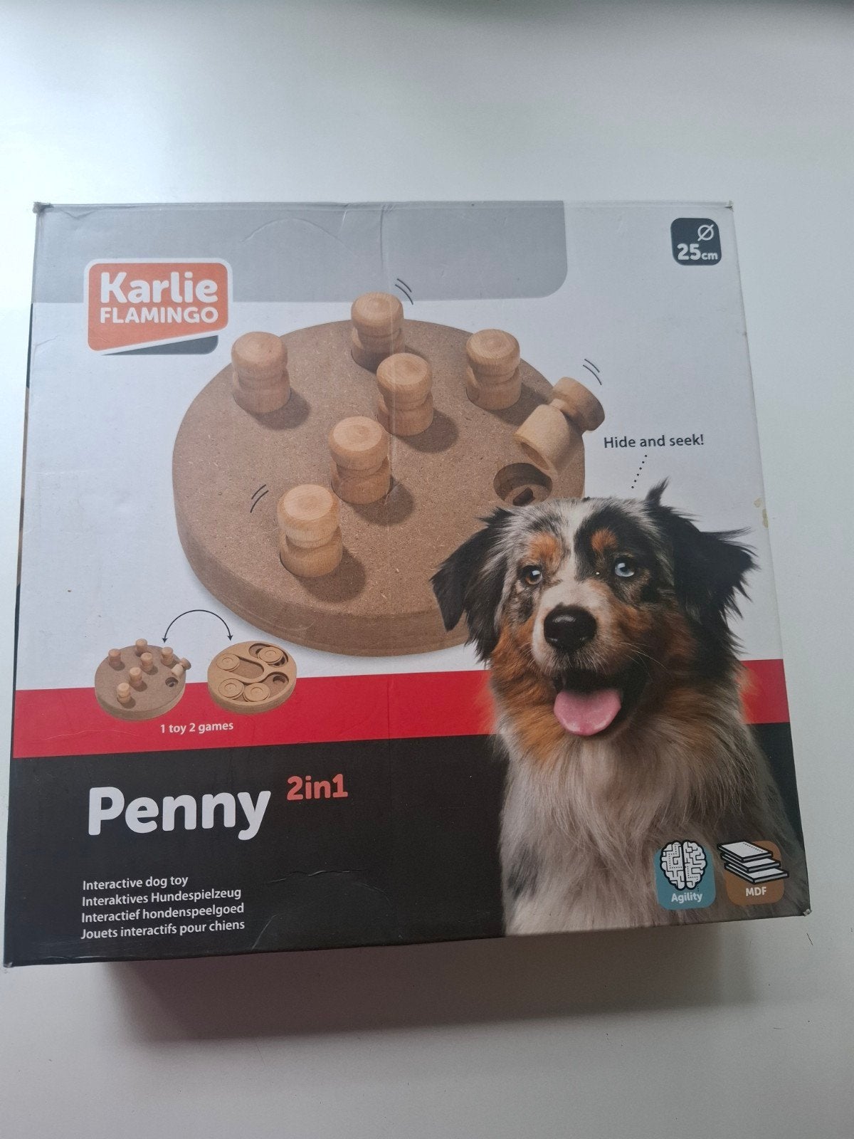 hondenspel 2 in 1l; helpt interactie tussen baasje en hond, Ophalen