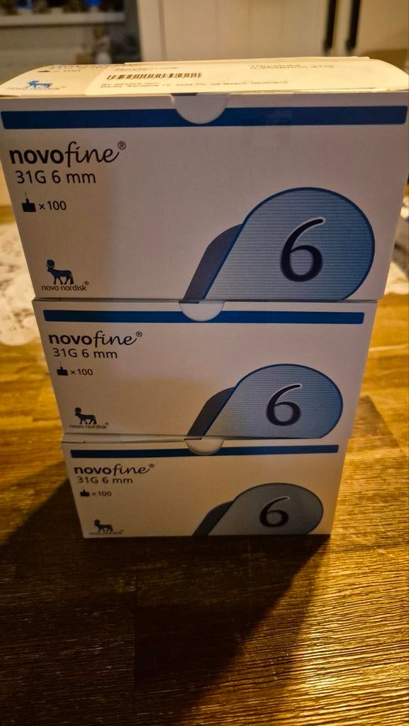 Novofine 6 mm insulinenaalden, Ophalen, Nieuw