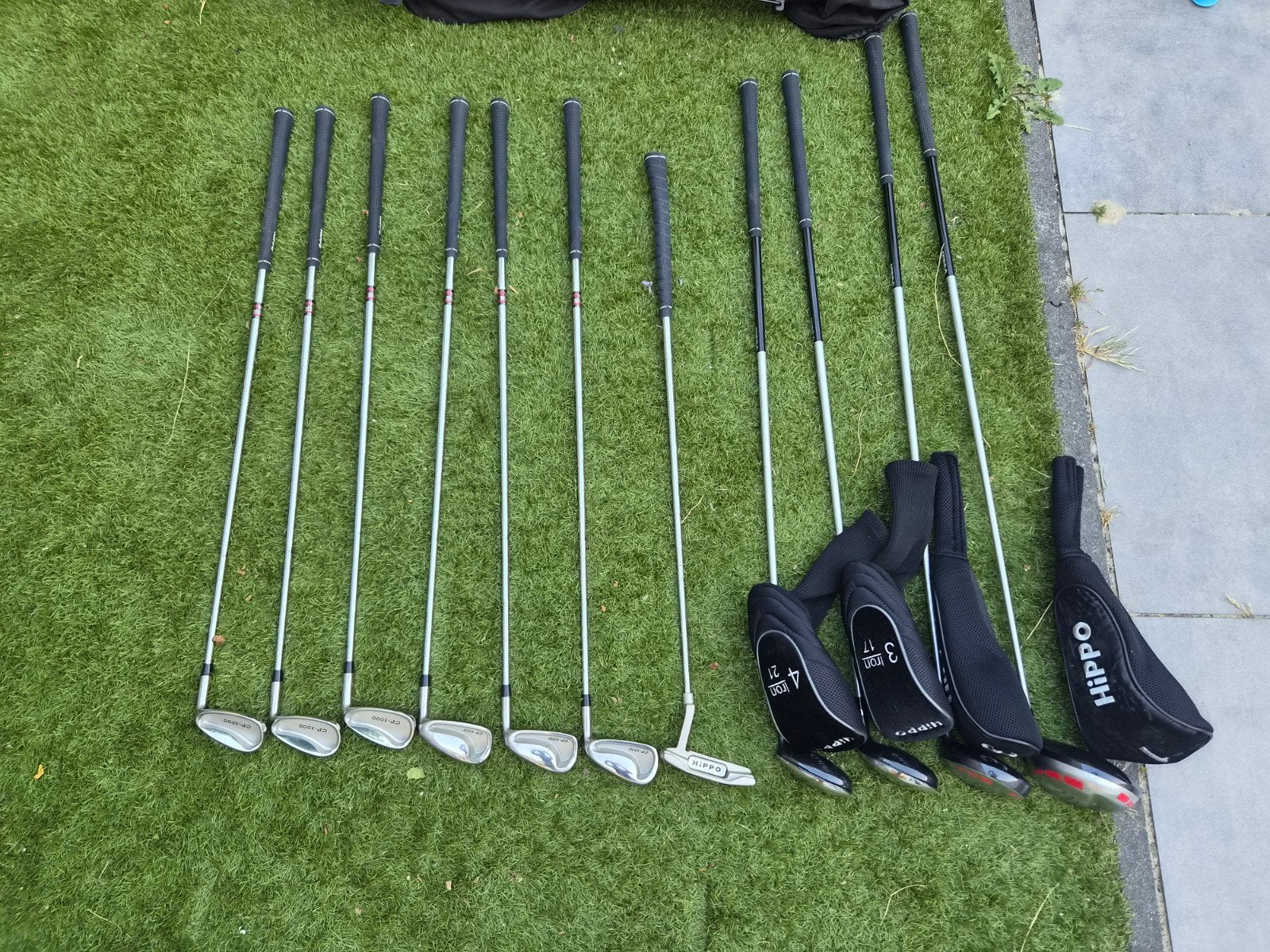 Golfset Hippo inclusief golftas, Ophalen, Gebruikt, Set, Overige merken