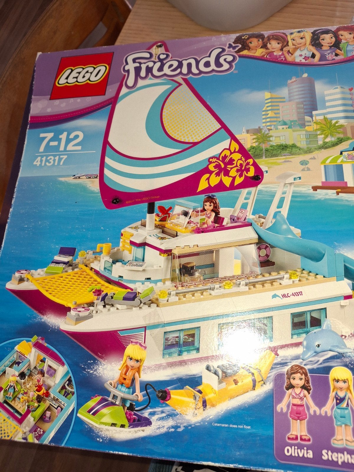Lego Friends sunsine catamaran, Lego, Friends, Ophalen of Verzenden, Zo goed als nieuw