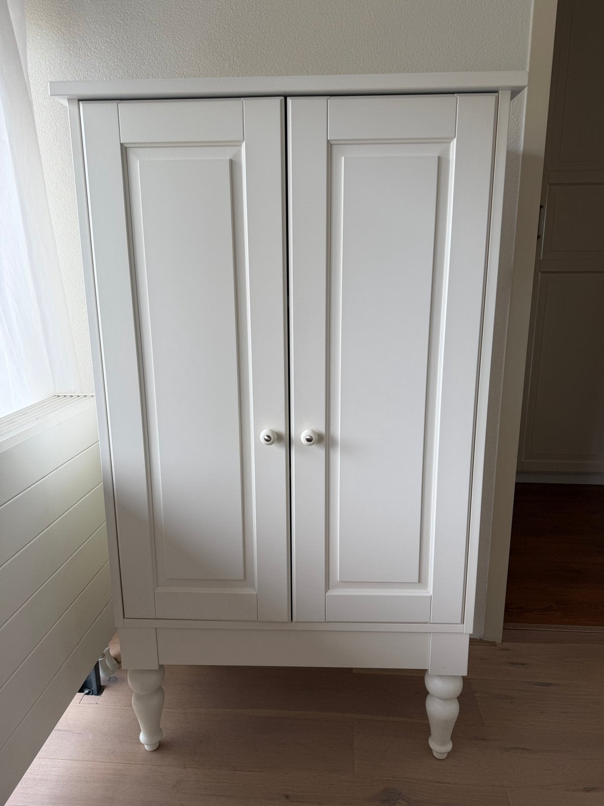 Mooie witte kast 73x44x131cm, Ophalen, 100 tot 150 cm, 50 tot 100 cm, Zo goed als nieuw