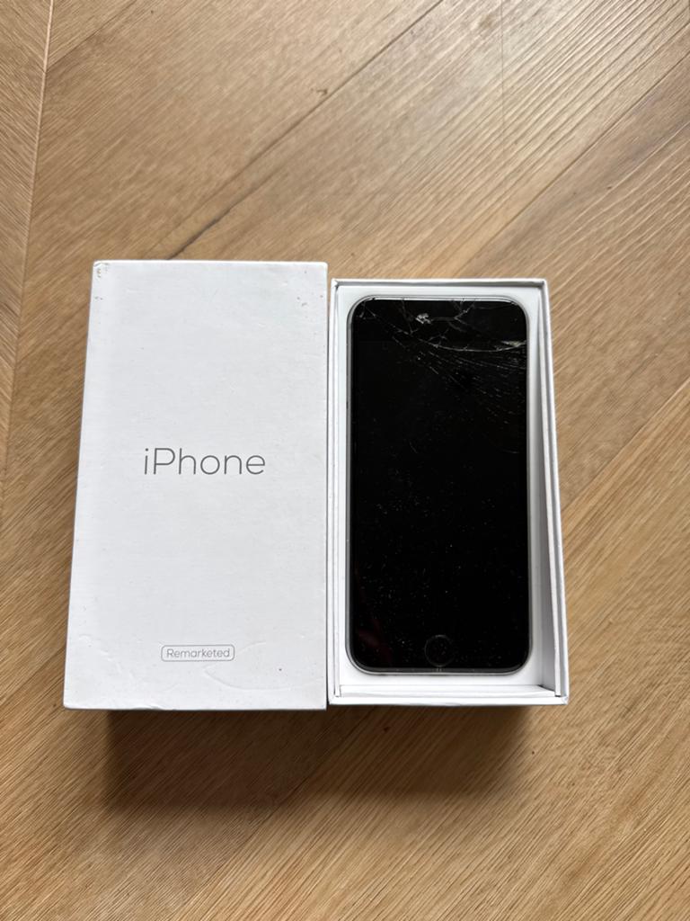 iPhone 6s Space Gray - Scherm defect, Ophalen of Verzenden, Zonder simlock, Niet werkend, Grijs