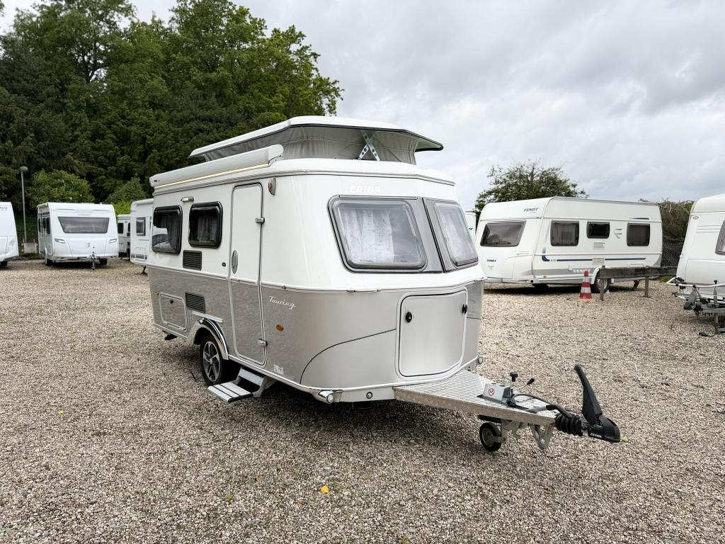 Eriba Touring Triton 430 Luifel Audio Chrome, Caravans en Kamperen, Caravans, Standaardzit, Schokbreker, Bedrijf, 4 tot 5 meter