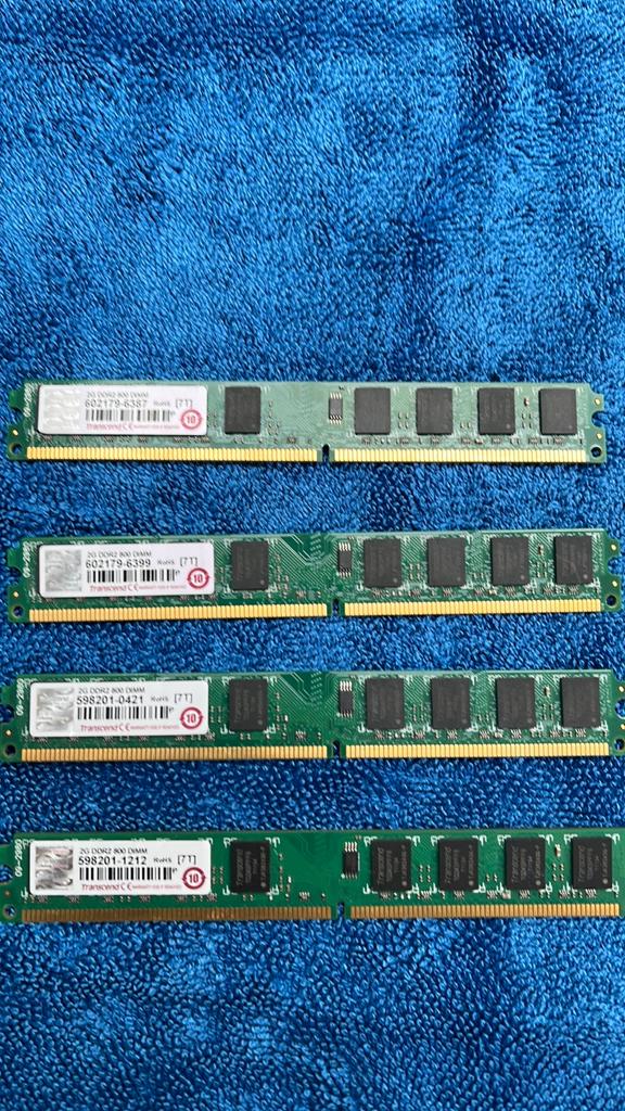Trancend ddr2 2gb 800 dimm, Computers en Software, RAM geheugen, Ophalen of Verzenden, DDR2, Desktop