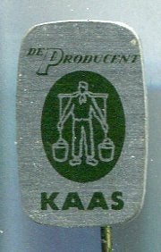 4 de producent blikken kaas speldjes ( K_125), Verzenden, Zo goed als nieuw, Transport, Speldje of Pin