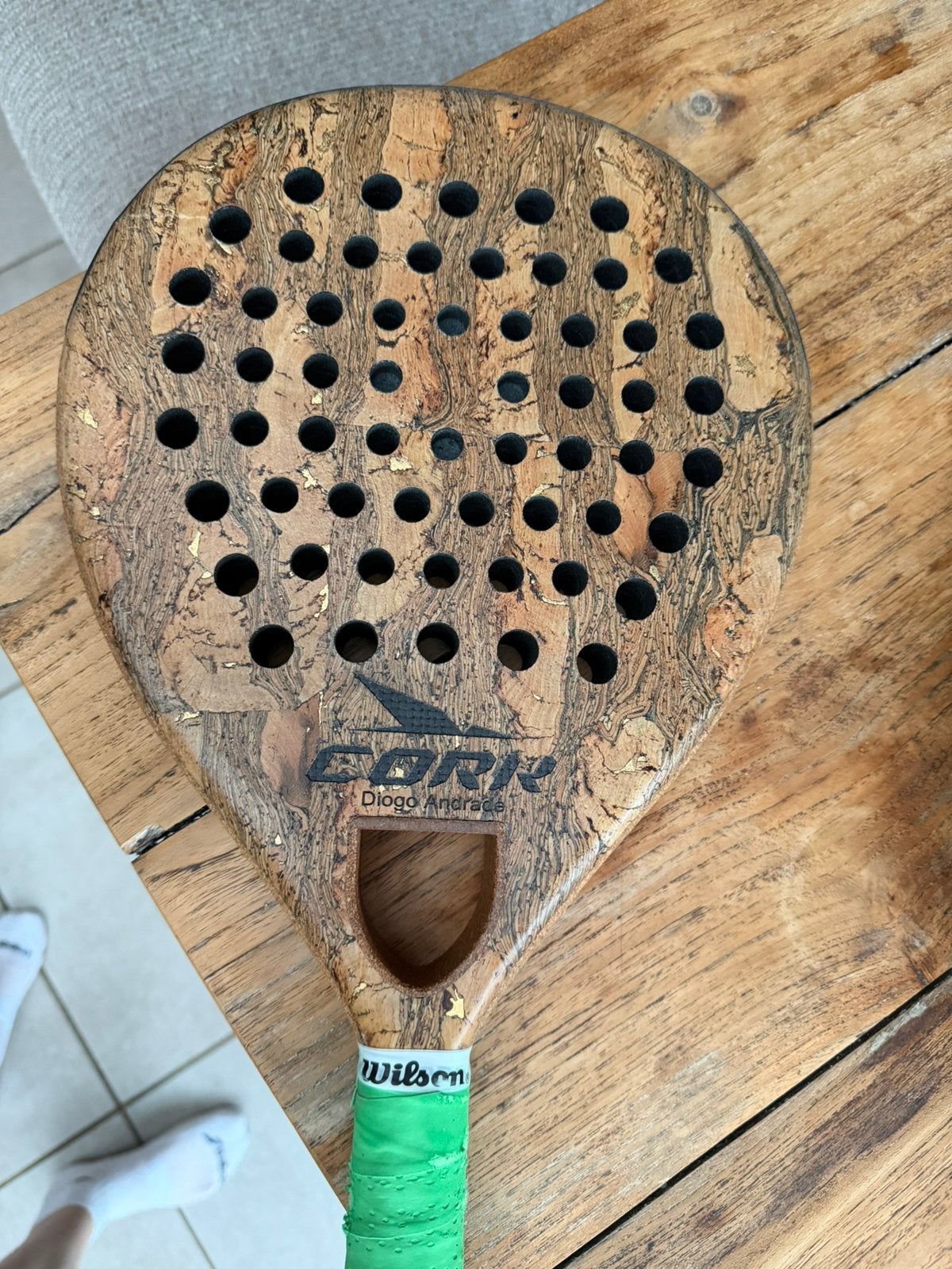 Cork padelracket, Ophalen of Verzenden, Gebruikt, Padelracket