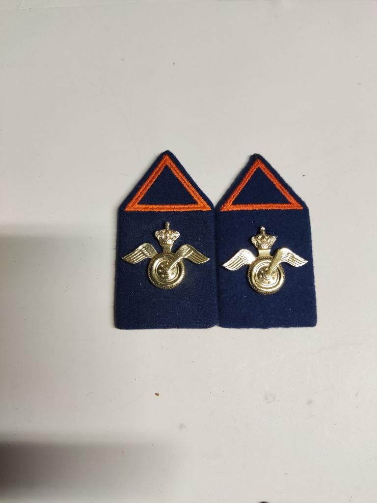 Kraagspiegels Reserve Officier AAT, Verzamelen, Militaria | Algemeen, Ophalen of Verzenden, Landmacht, Nederland, Embleem of Badge