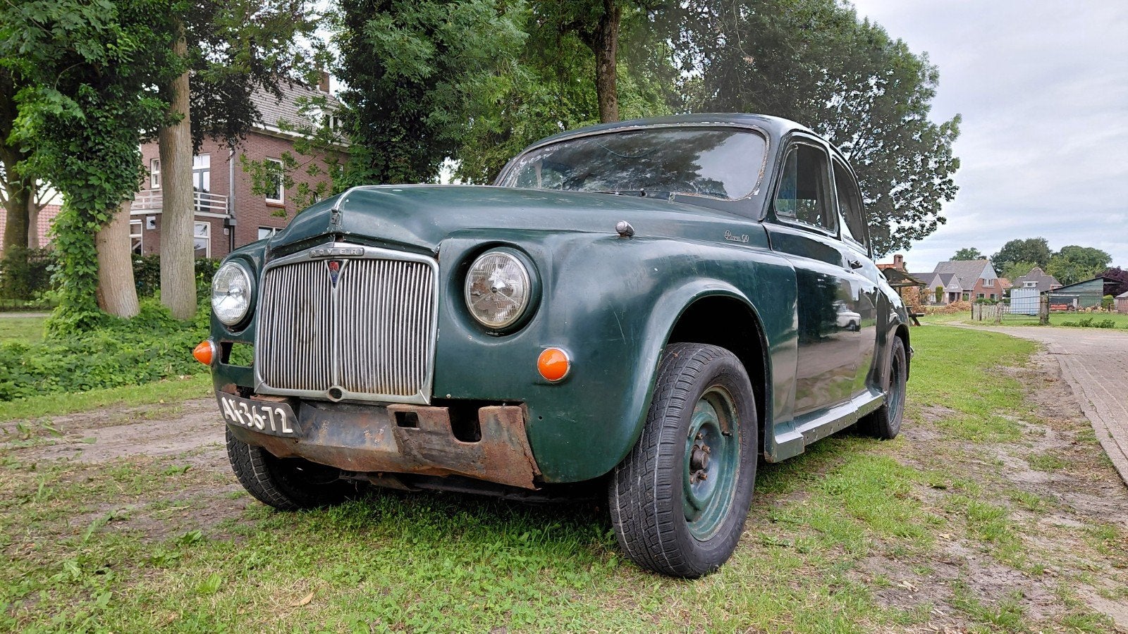 Rover p4 100-Serie 2.6 100 1959 Groen project, Auto's, Rover, Origineel Nederlands, Handgeschakeld, Particulier, Sedan