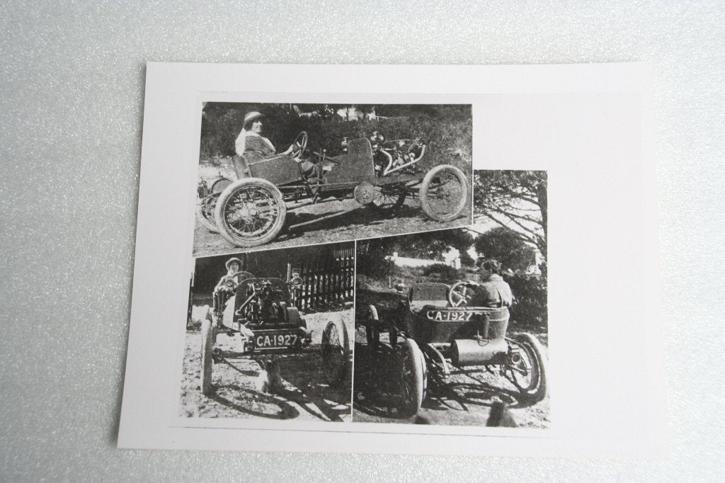 Persfoto Hugh Olive Cyclecar (1914) (1), Ophalen of Verzenden, Nieuw, Overige merken