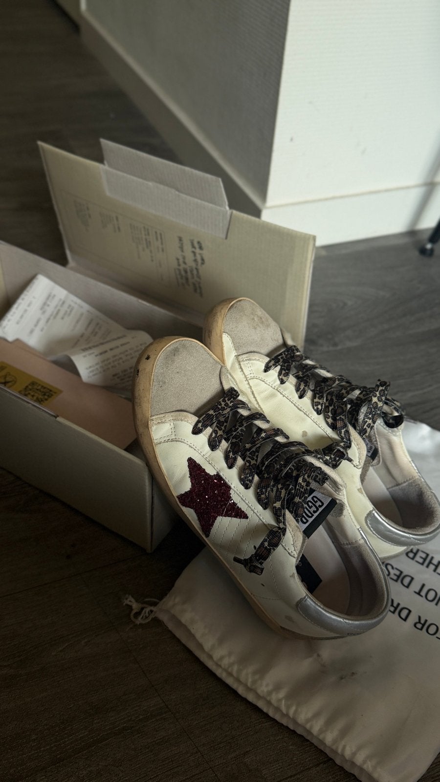 Golden Goose 38, Kleding | Dames, Wit, Ophalen of Verzenden, Sneakers of Gympen, Zo goed als nieuw