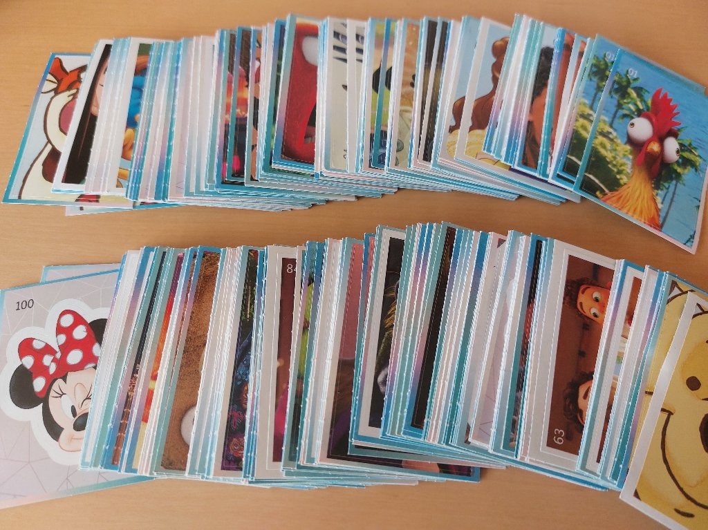 veel losse Disney stickers /plaatjes AH - diverse nummers, Albert Heijn, Ophalen
