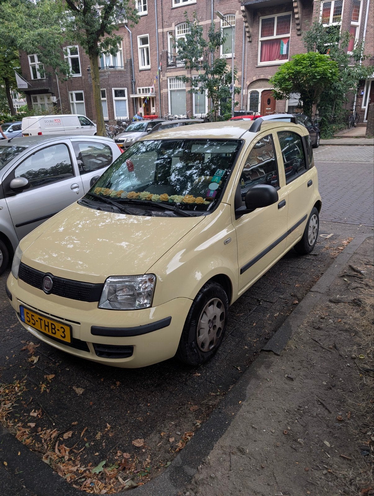 Fiat Panda 1.2 2012 Geel zonder apk, Auto's, 1242 cc, Handgeschakeld, Particulier, 69 pk