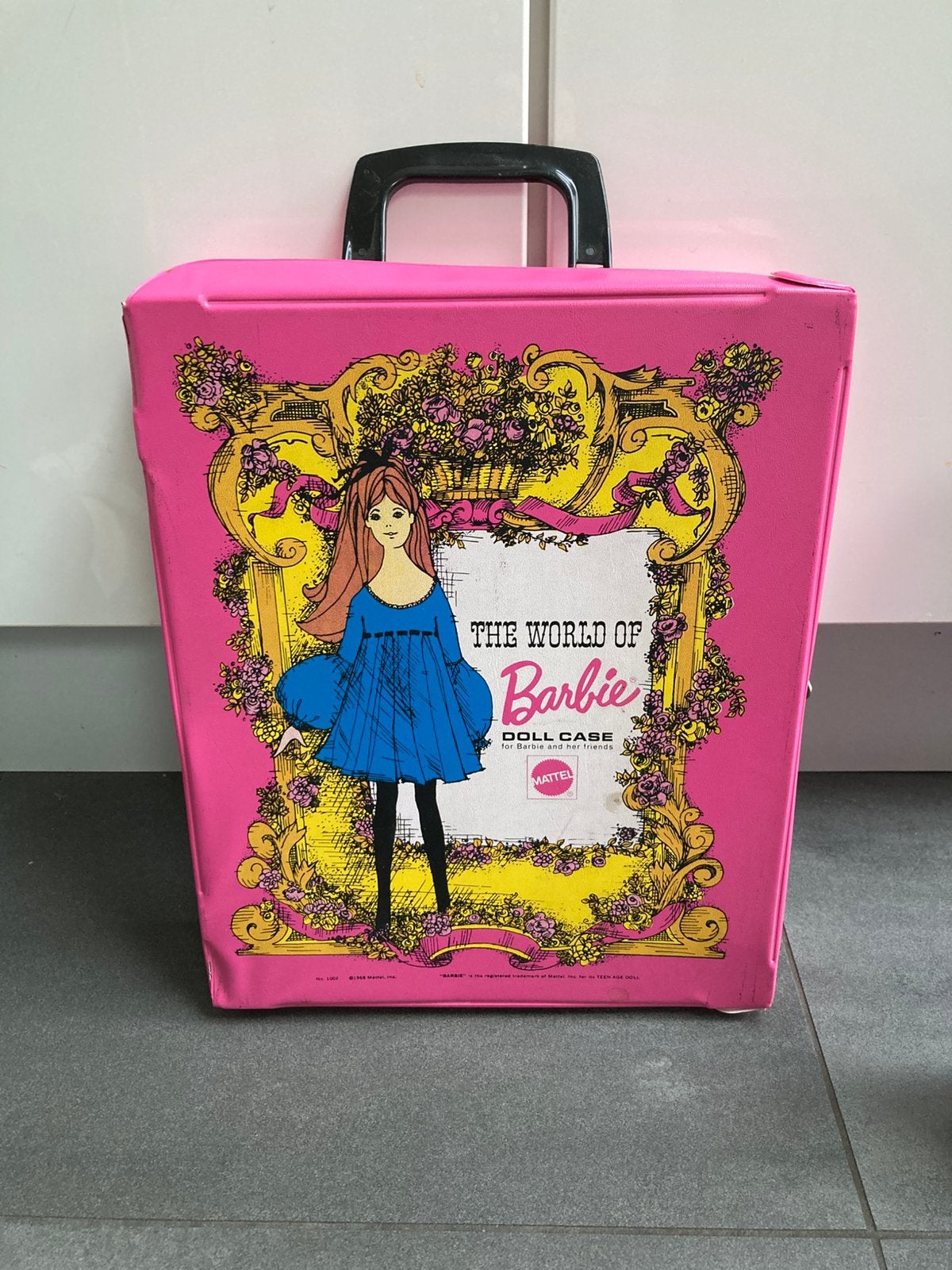 Vintage “The World of Barbie” poppenkoffer uit 1968, Ophalen of Verzenden, Gebruikt, Accessoires