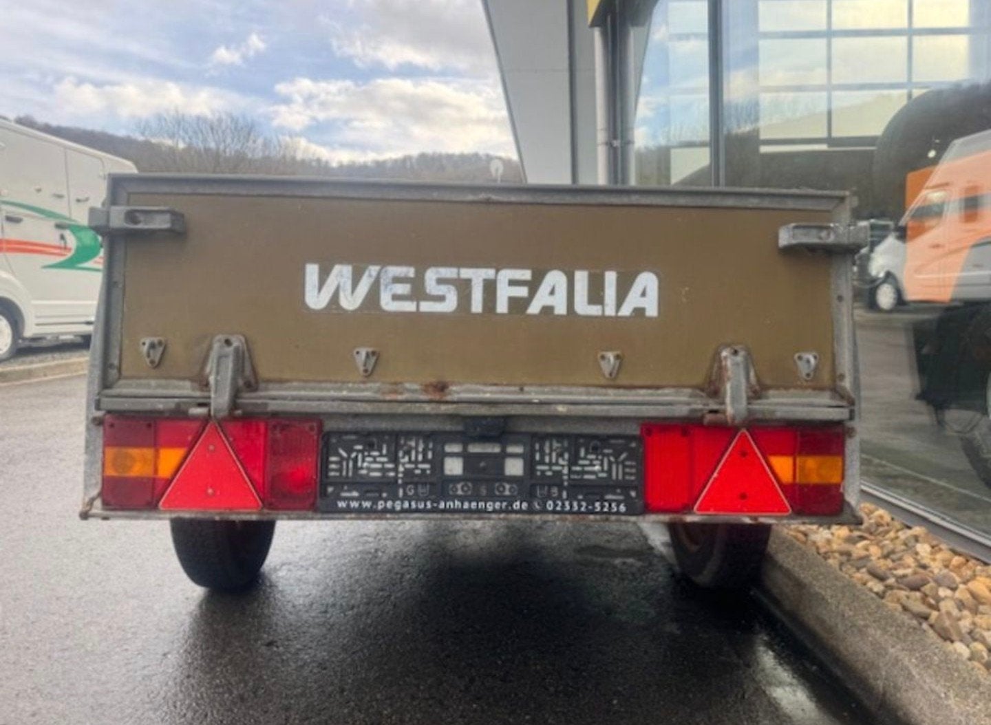 JOKON/WESTFALIA glas aanhangwagen, Ophalen of Verzenden, Gebruikt