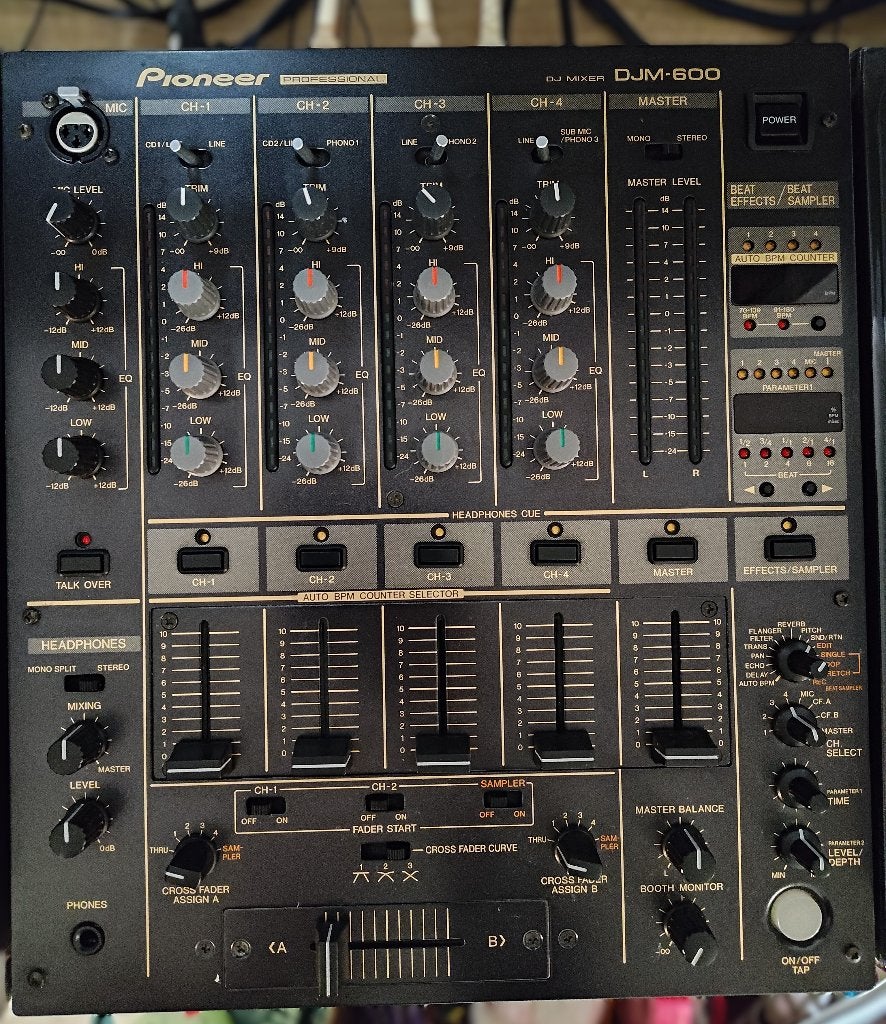 Pioneer DJM-600 mixer met top audioset, Ophalen, Gebruikt, Dj-set, Pioneer