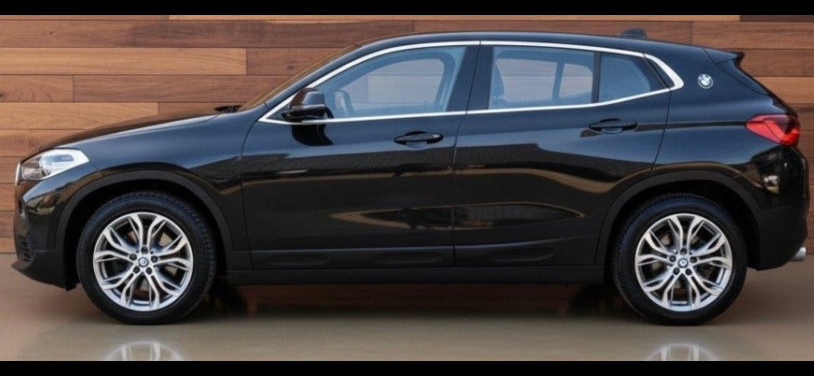 BMW X2 Sdrive18i 140pk Aut 2019 Zwart, Auto's, X2, Zwart, Zwart, 75 €/maand