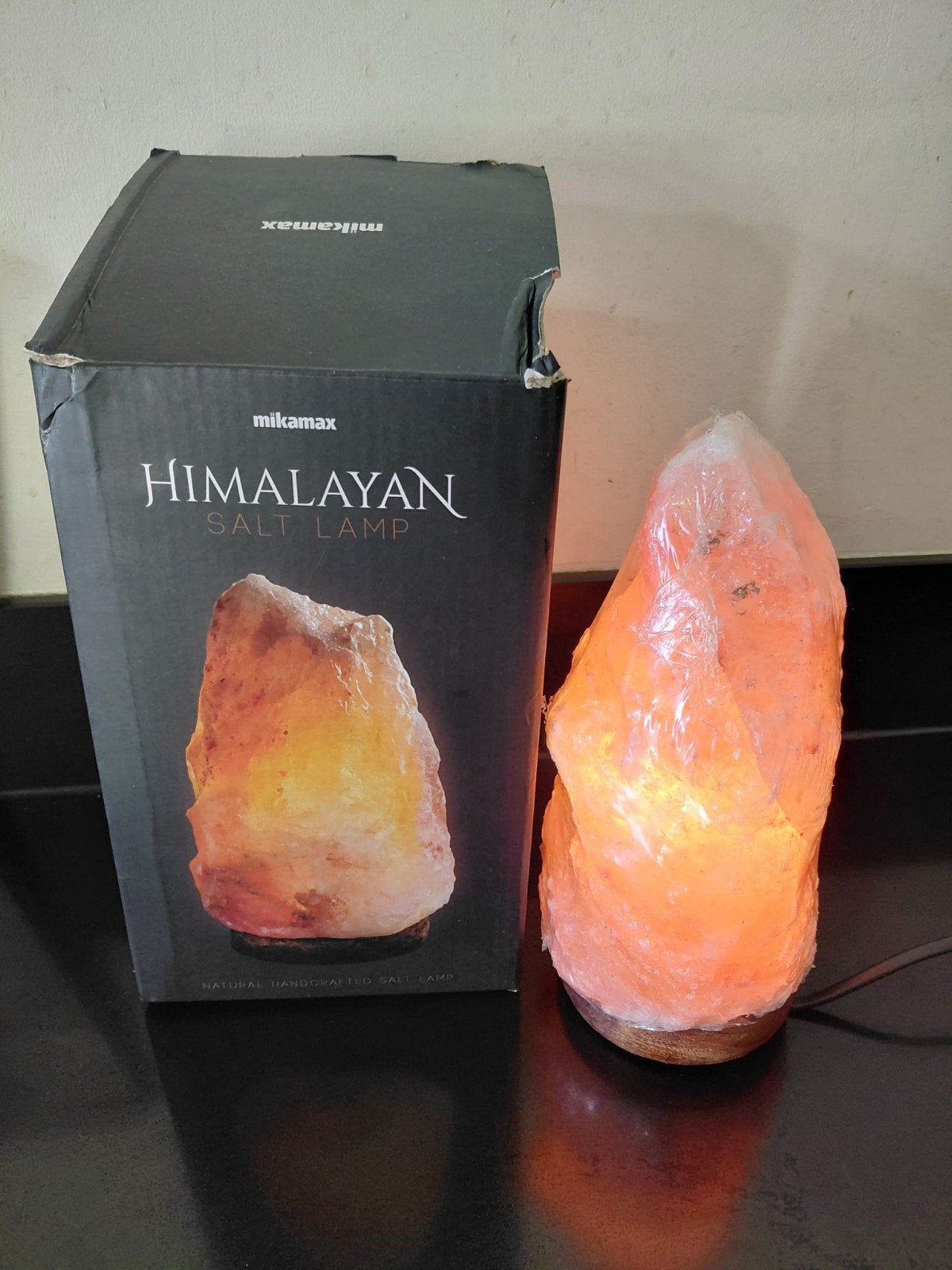Himalaya Zoutlamp - Mikamax - Sfeervolle Verlichting, Ophalen of Verzenden