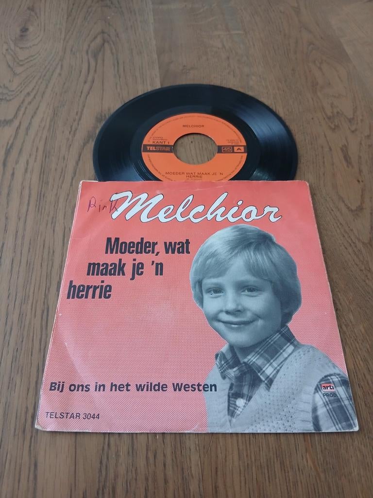 VINYL SINGLE  MELCHIOR  1980, Overige formaten, 1980 - 1989, Ophalen of Verzenden, Zo goed als nieuw
