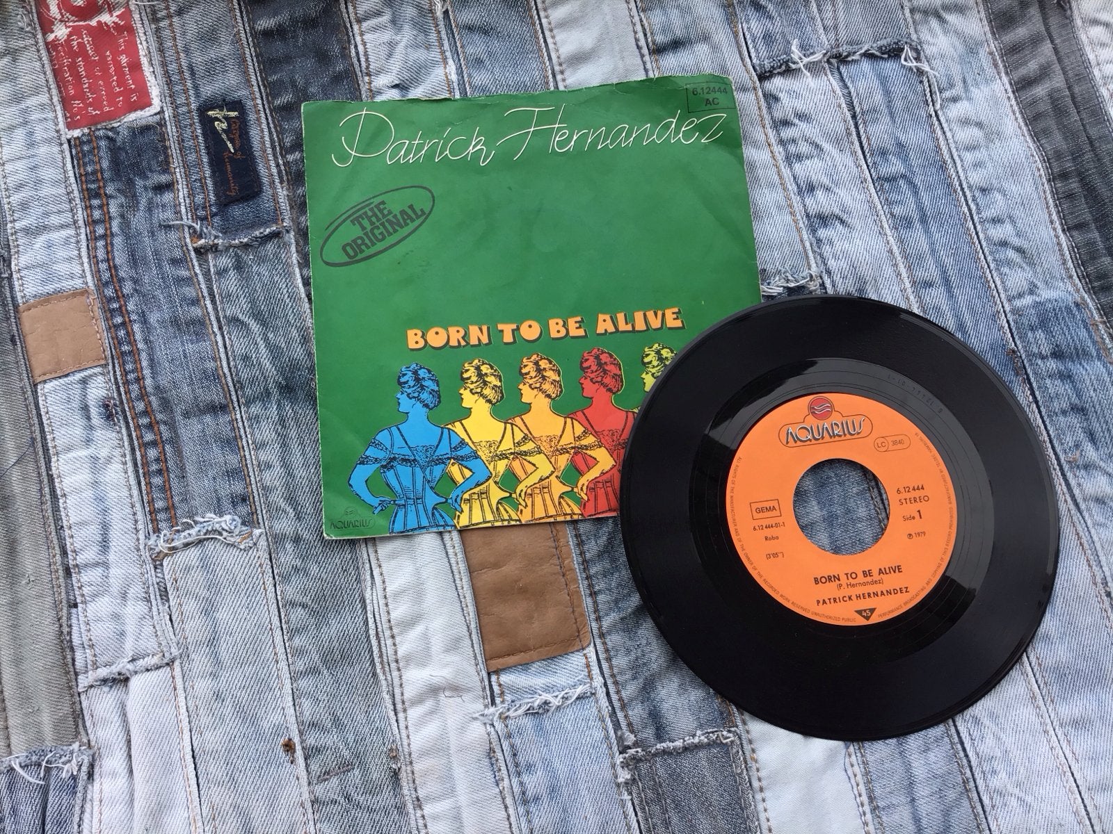 Patrick Hernandez - Born to Be Alive (Originele Persing), Cd's en Dvd's, Gebruikt, Originele persing, 7 inch, Ophalen of Verzenden
