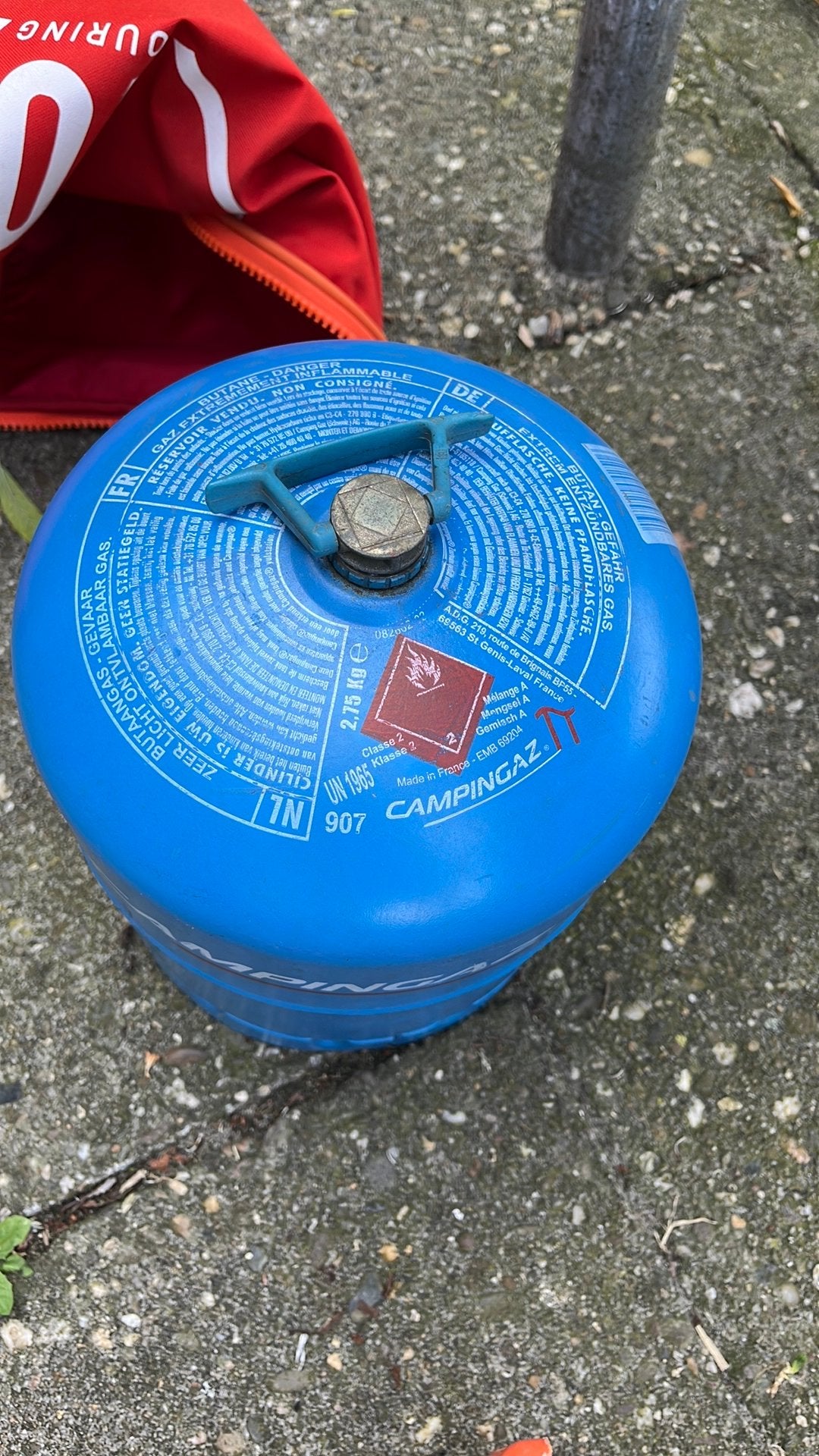Lege Campingaz gasfles 907, Ophalen, Zo goed als nieuw