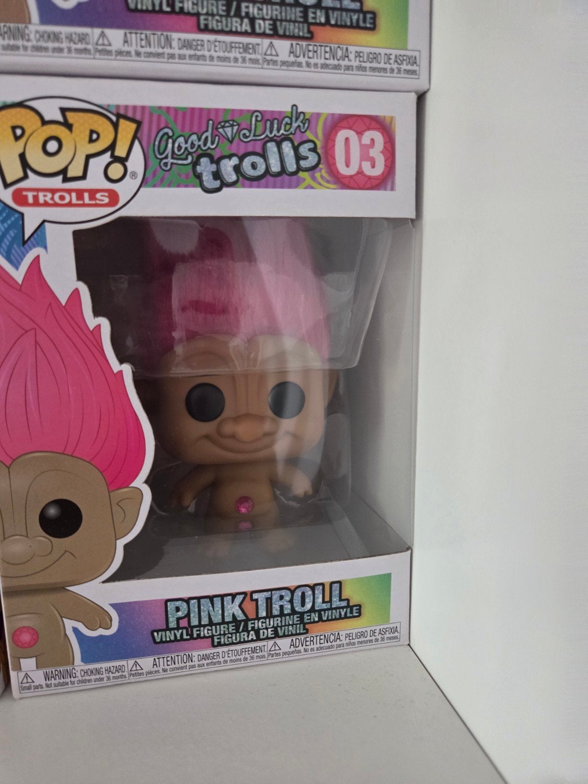 Funko Pop! Good Luck Trolls 03 Pink Troll Vinyl Figuur, Ophalen of Verzenden, Nieuw