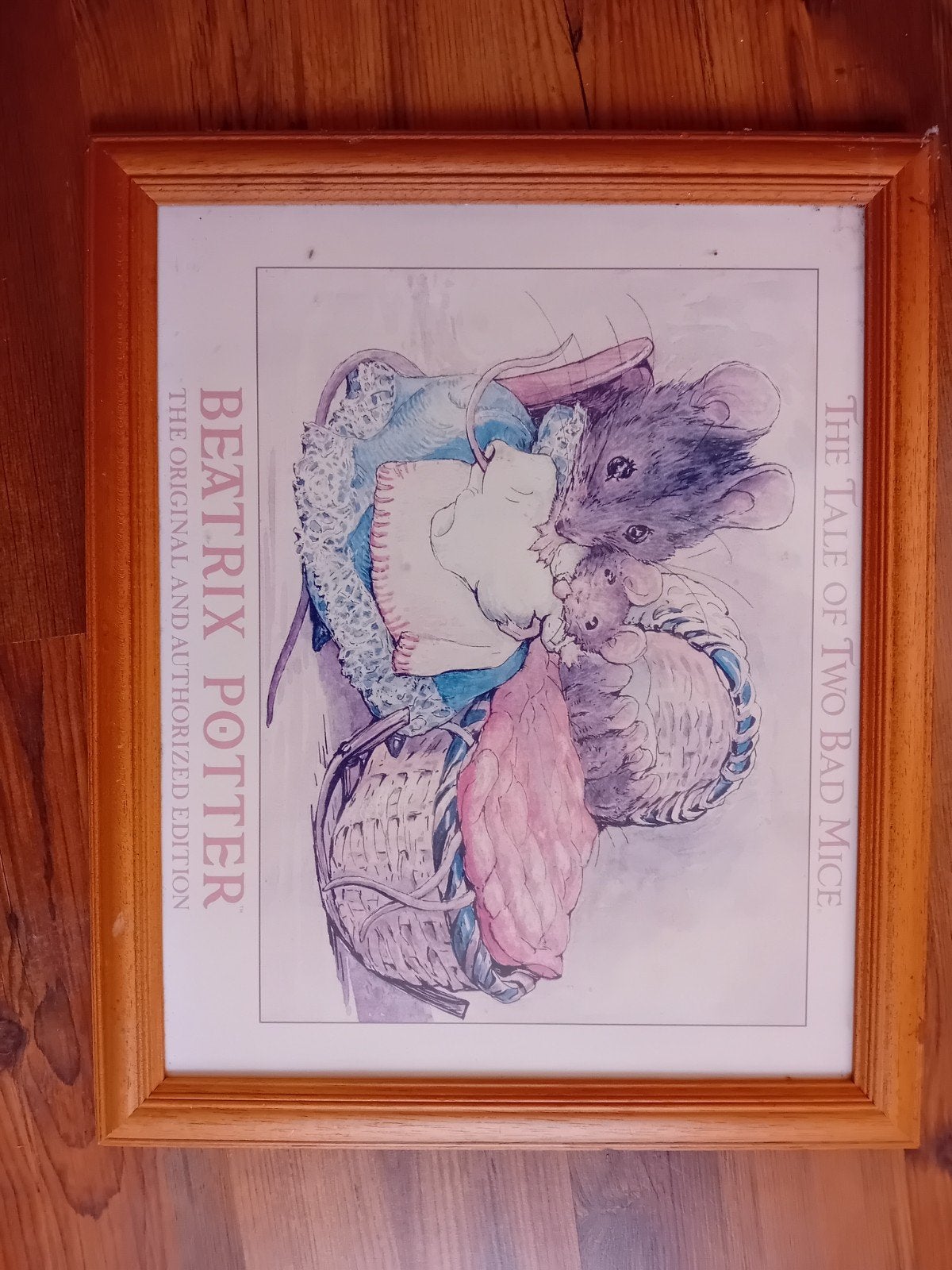 Leuk schilderij van Beatrix Potter met lijst, Ophalen