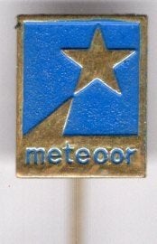 Meteoor astronomie blauw op koper speldje ( F_245), Verzamelen, Verzenden, Nieuw, Merk, Speldje of Pin