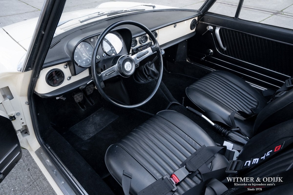 Alfa Romeo Spider 1300 Junior Duetto (bj 1969), Auto's, Dealer onderhouden, Gebruikt, Zwart, 4 cilinders