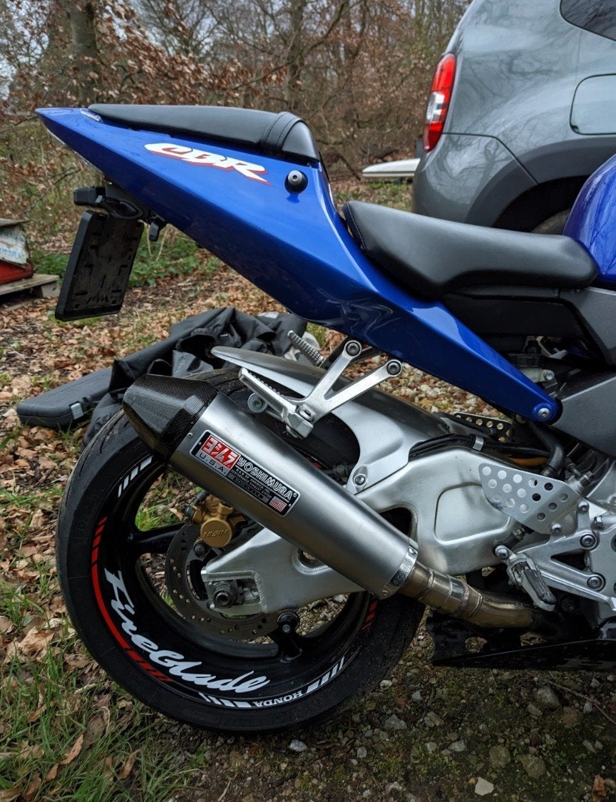 CBR 954 929 900rr YOSHIMURA uitlaat exhaust incl middenstuk, Motoren, Ophalen of Verzenden
