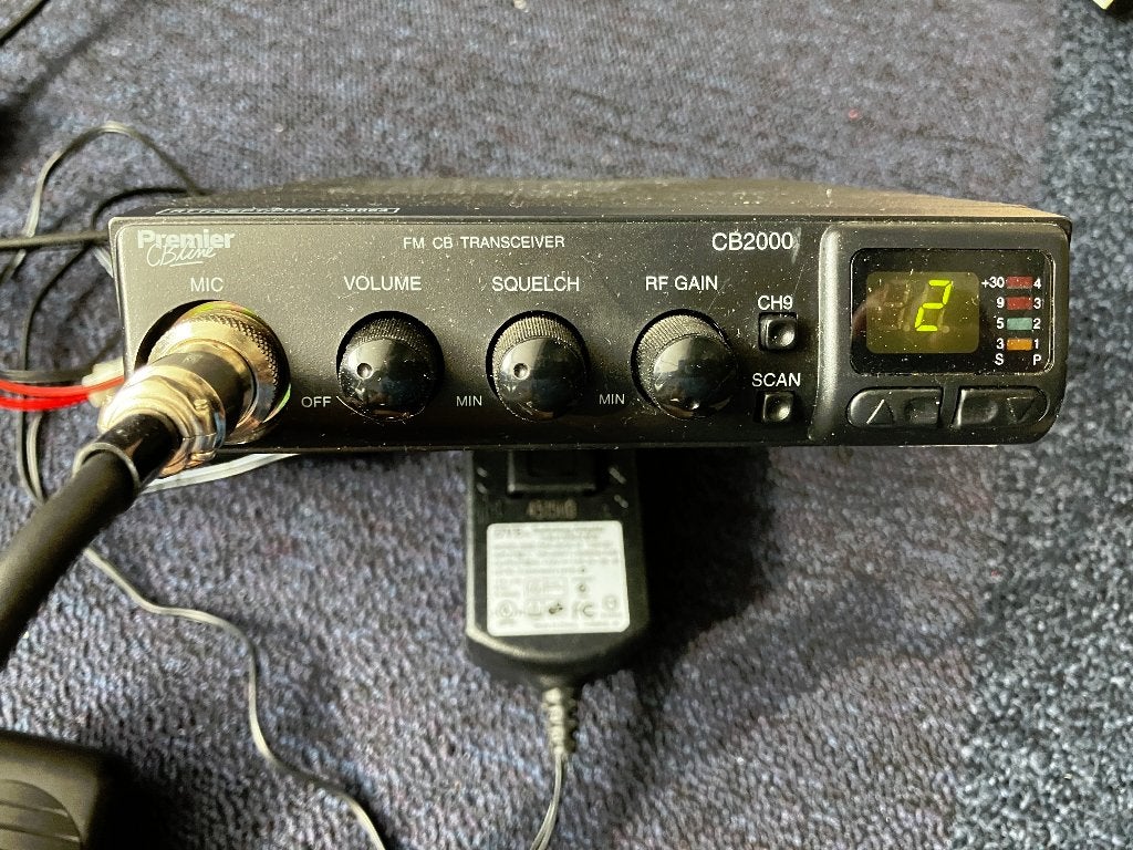 Premier CB-2000 bakkie 27 mc zender/ontvanger, Ophalen of Verzenden, Gebruikt, Zender en Ontvanger