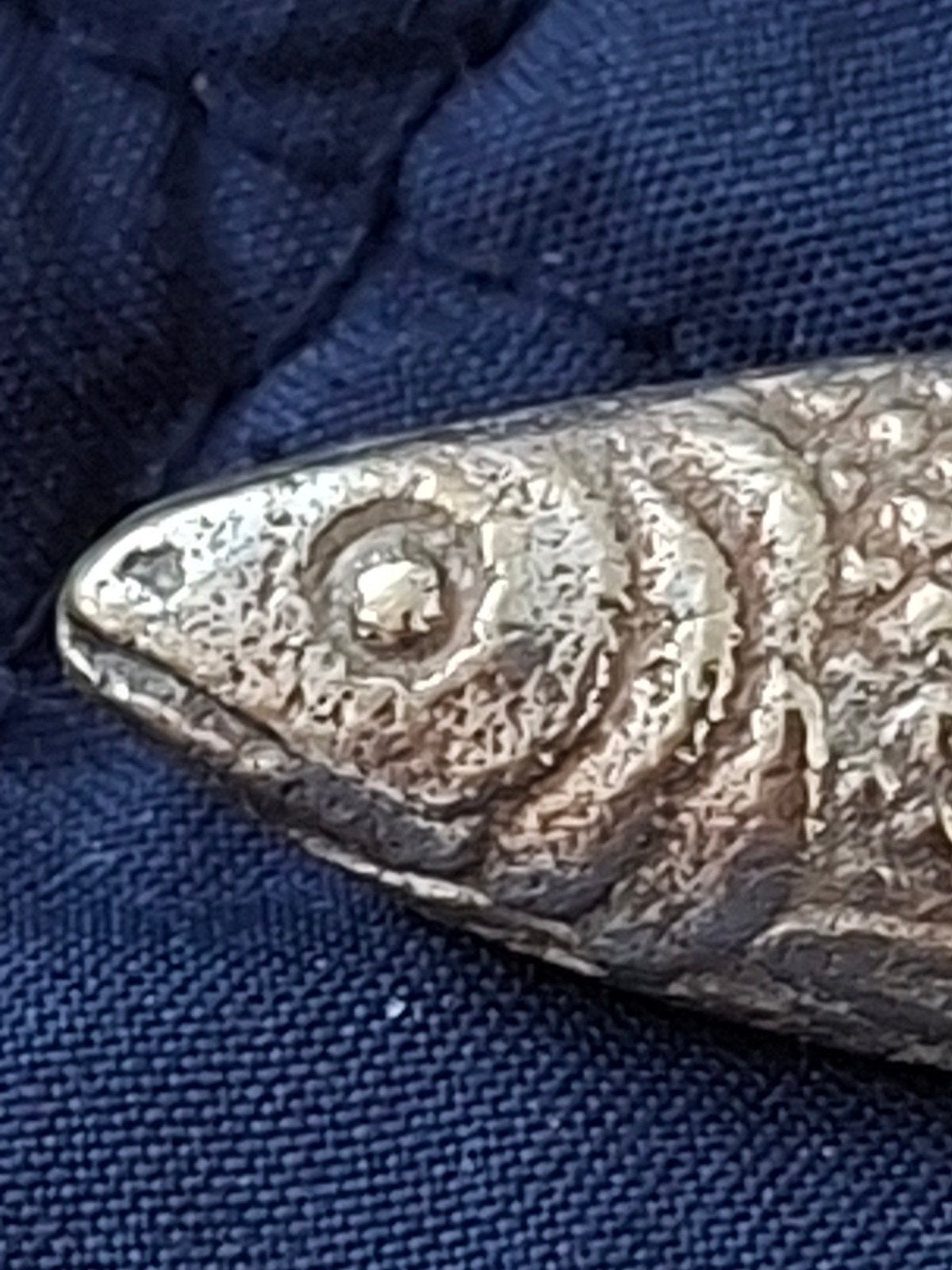 Zilver/verzilverd drietand vorkje haringschepje, Antiek en Kunst, Antiek | Bestek, Ophalen of Verzenden