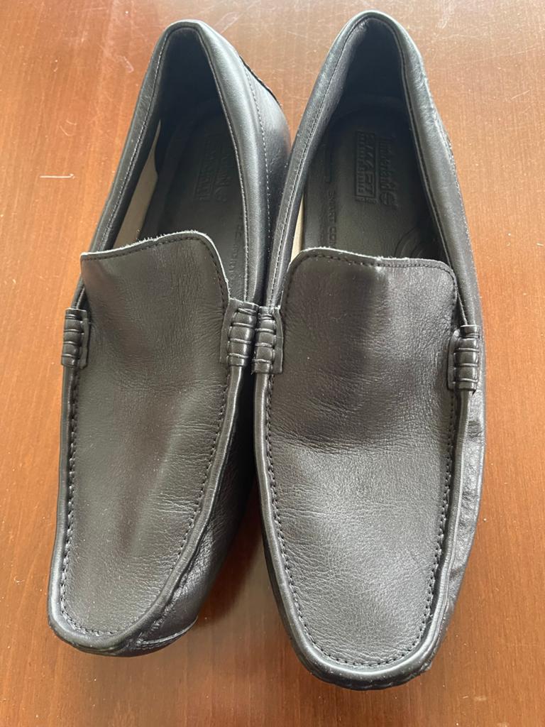 Timberland Smart Comfort Heren Loafers Zwart Leer Maat 44, Ophalen of Verzenden, Gedragen, Zwart
