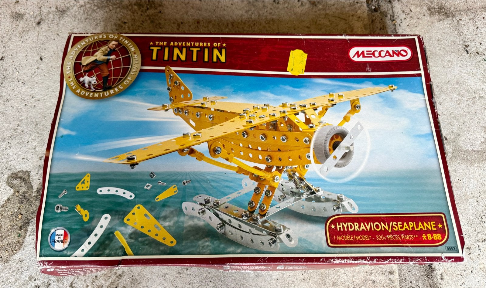 Meccano Kuifje Hydravion Watervliegtuig Bouwpakket, Hobby en Vrije tijd, Nieuw, Groter dan 1:72, Vliegtuig, Ophalen