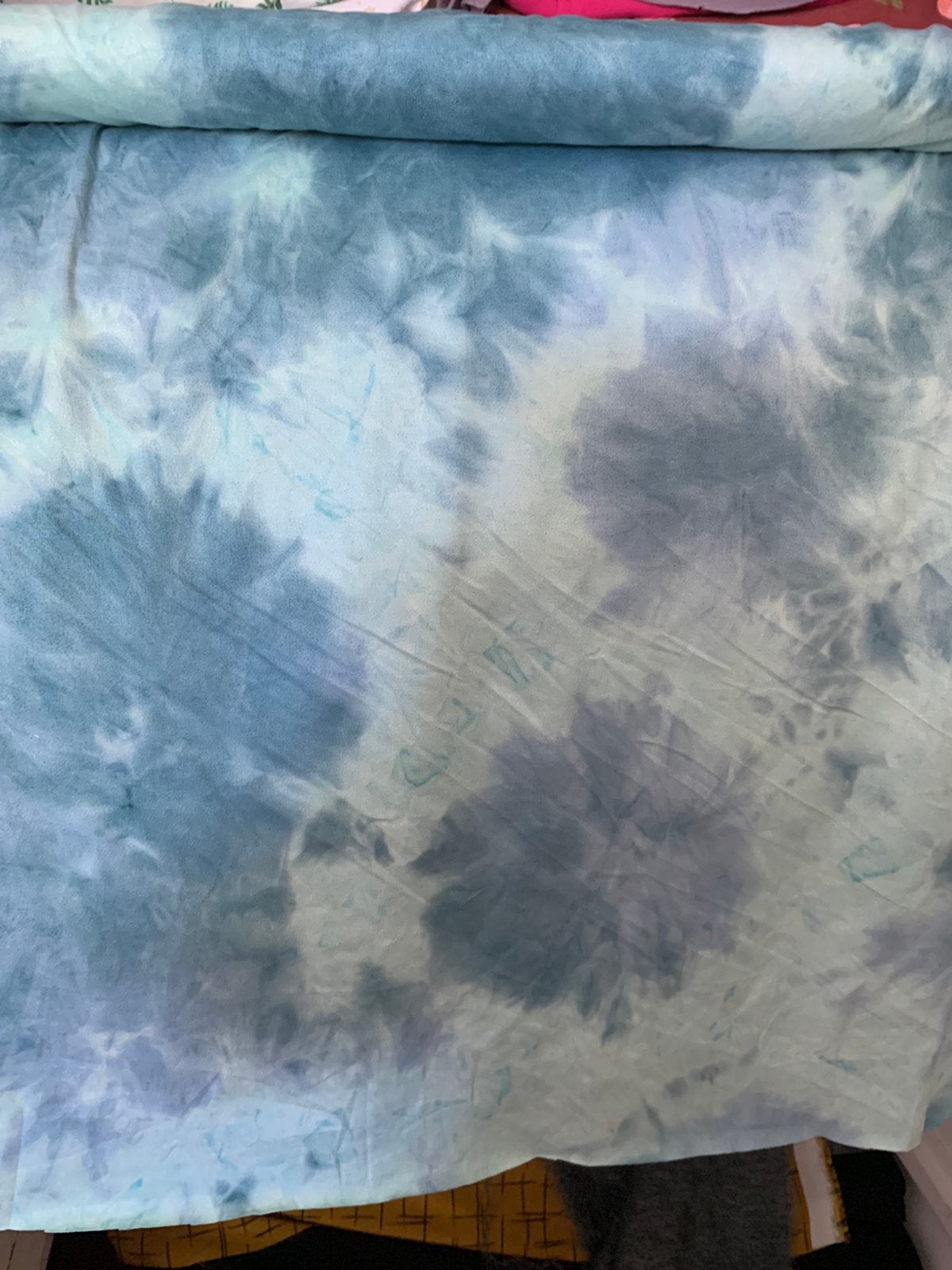 Suede tie die stof, 120 cm of meer, Ophalen of Verzenden, Katoen, Nieuw