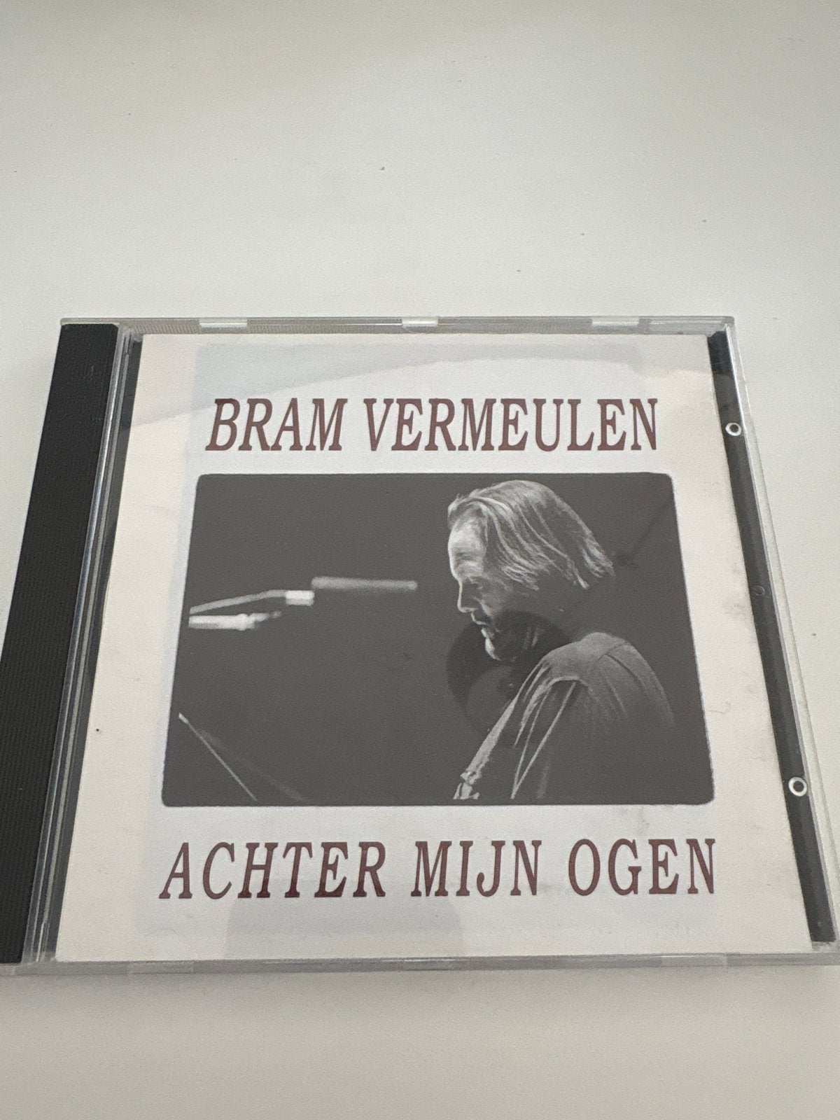 Bram Vermeulen - Achter Mijn Ogen CD (1994), Cd's en Dvd's, Gebruikt, Cabaret of Kleinkunst, Ophalen of Verzenden, Inclusief doosje