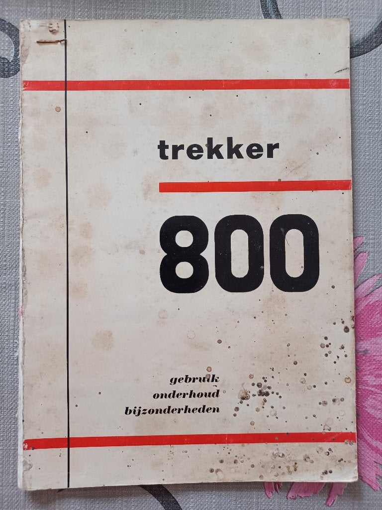 Bedieningshandleiding Fiat 800 tractor Nederlandstalig, Boeken, Ophalen of Verzenden, Gelezen, Tractor en Landbouw