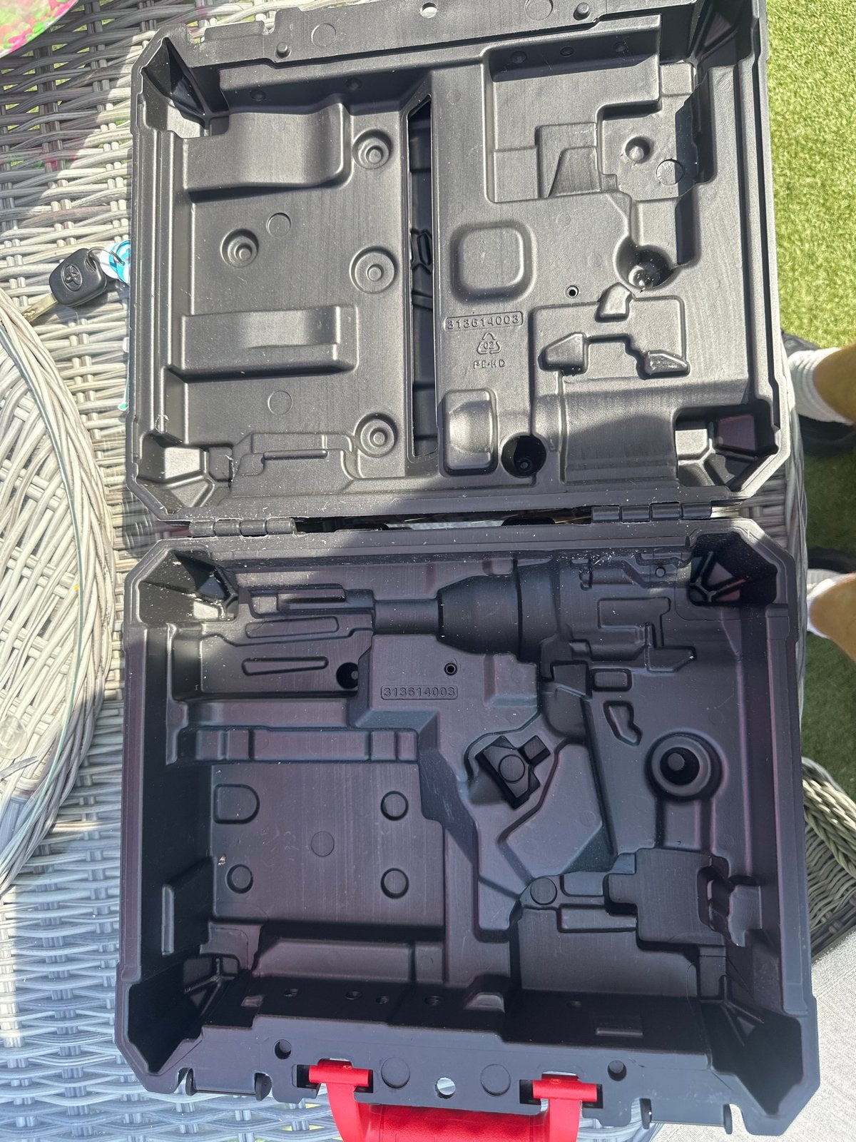 Milwaukee M18 CBLDD-502C Koffer (leeg), Ophalen, Gebruikt