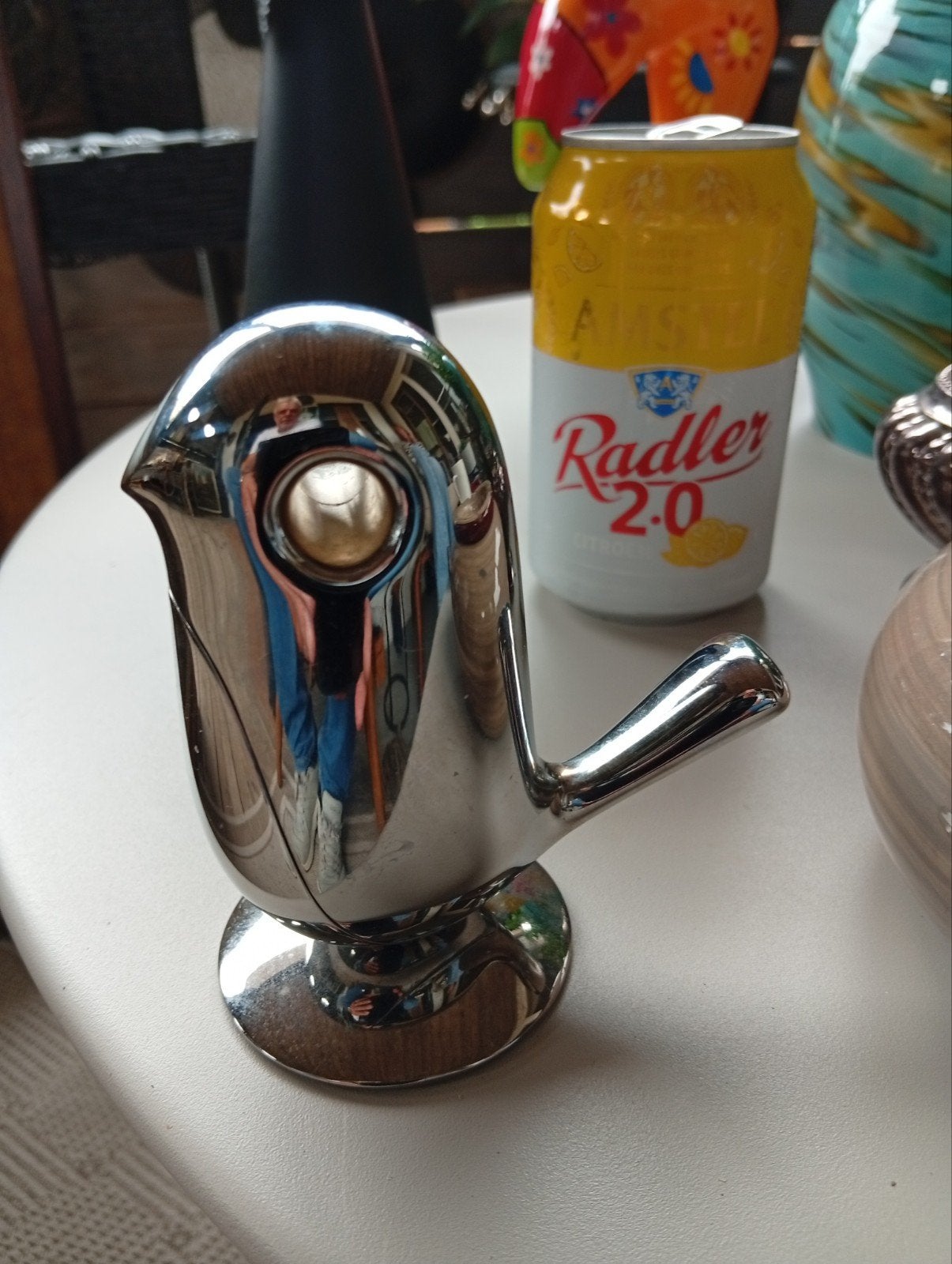 Alessi Birillo paperclip houder- Rodrigo Torres 2009, Ophalen of Verzenden, Zo goed als nieuw, Zilver, Metaal