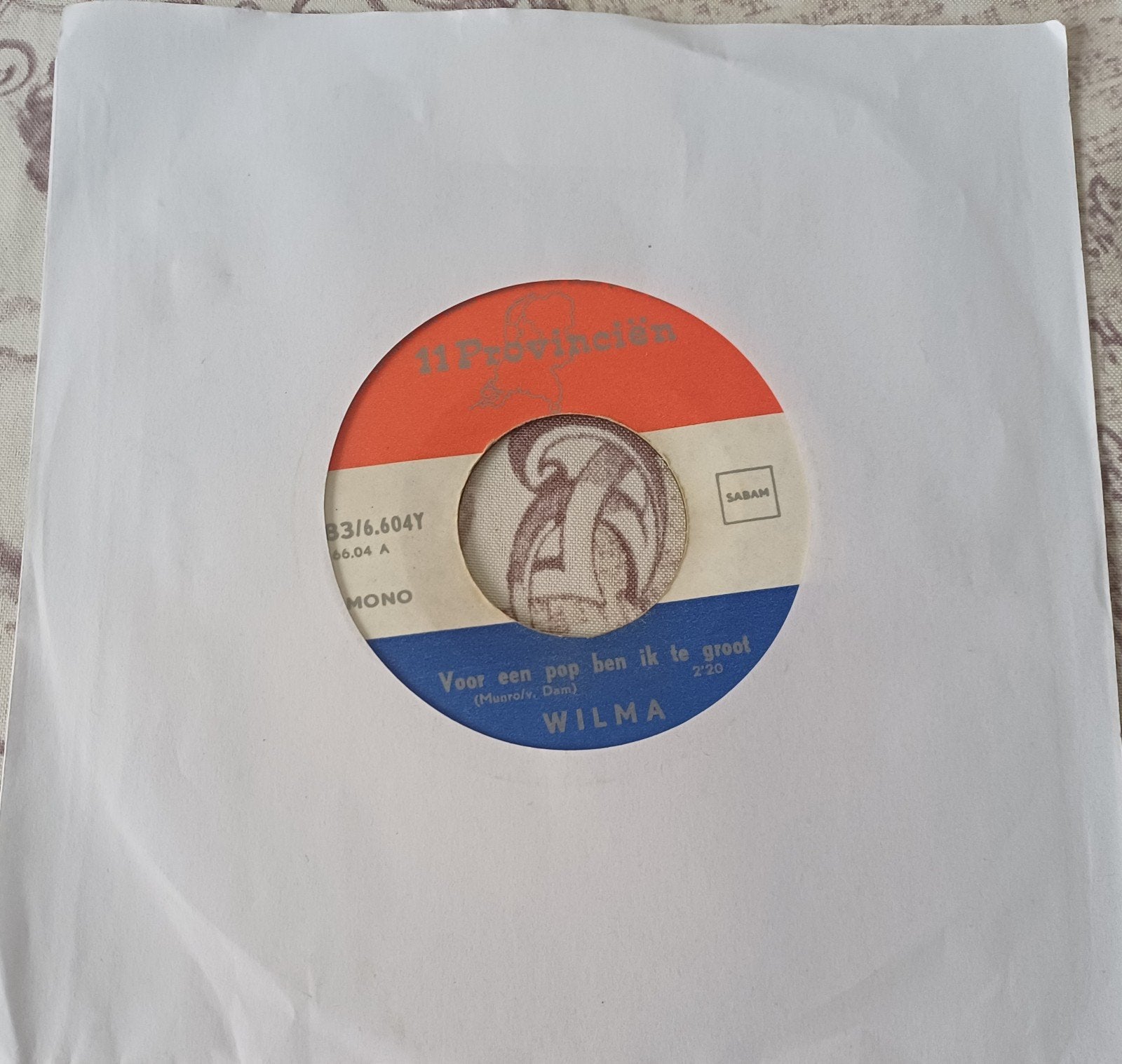 Wilma.   Voor Een Pop Ben Ik Te Groot., Cd's en Dvd's, Vinyl | Nederlandstalig, Overige formaten, Ophalen of Verzenden, Levenslied of Smartlap
