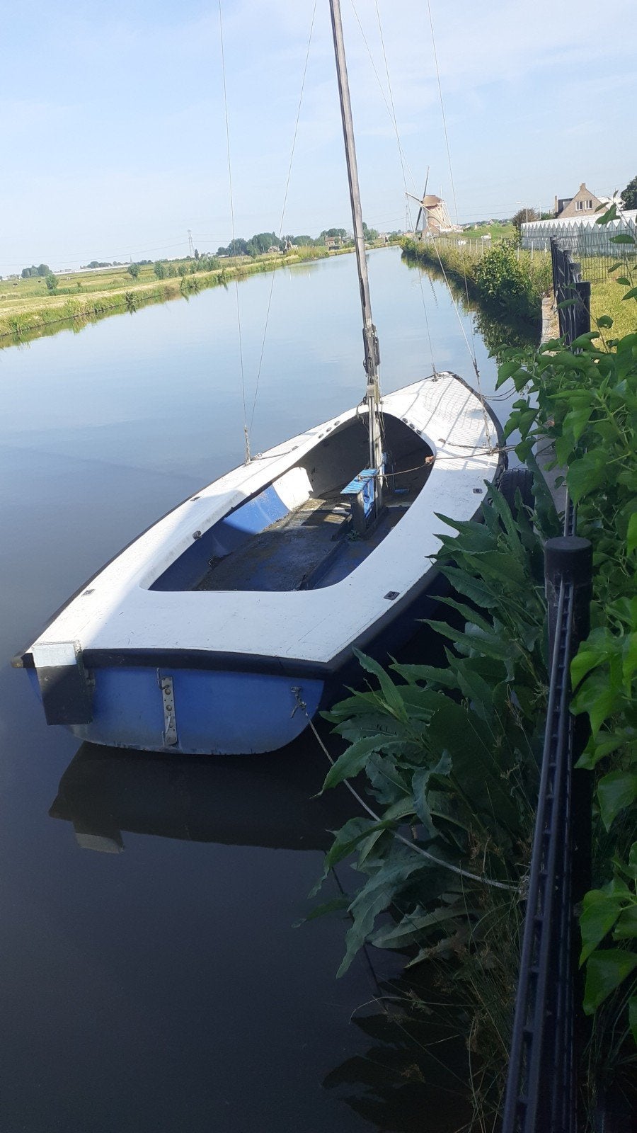 Efsix open zeilboot met extra zeilen, Watersport en Boten, Open zeilboten, Gebruikt, Inclusief zeilen, Overige typen, Polyester