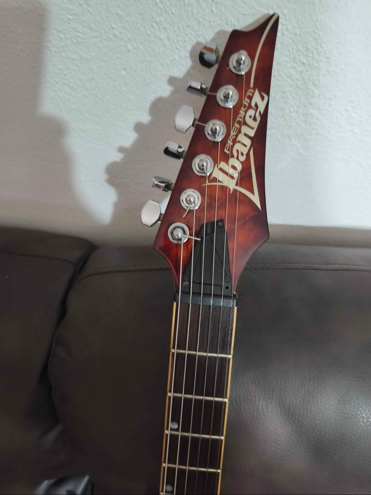 Ibanez SA960QM Premium – DiMarzio – Quilted Maple, Verzenden, Zo goed als nieuw, Elektrisch, 6-snarig