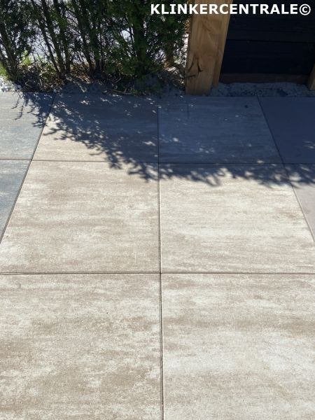 178m2 linnen terrastegels 60x60x4cm B-KEUS Tremico betontege