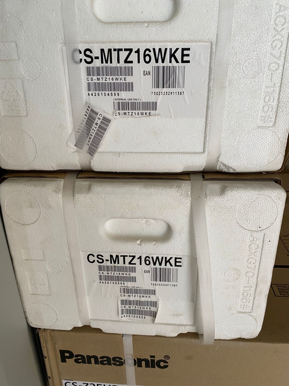 Nieuwe Panasonic CS-MTZ16WKE Airco (2 stuks), Ophalen, Minder dan 60 m³, Nieuw, 3 snelheden of meer