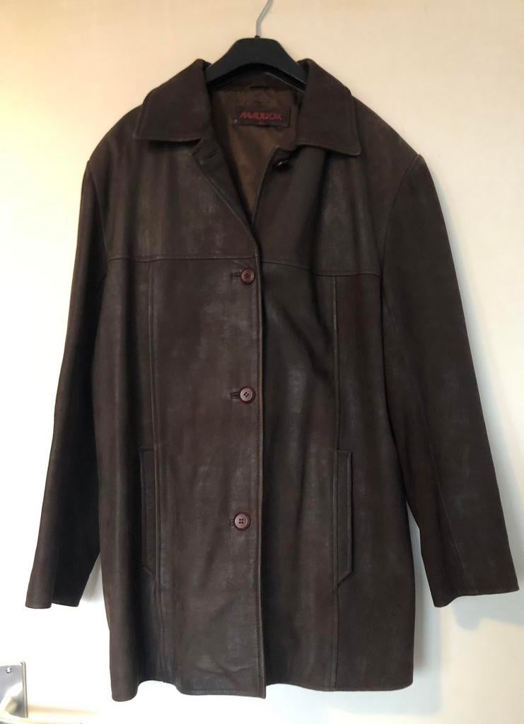 Suede damesjas, Ophalen, Zo goed als nieuw, Overige maten, Bruin