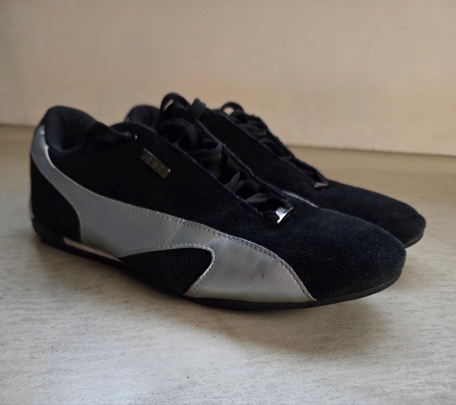 BBS Originele Race/ autosport Schoenen Maat 44 Zwart/Zilver, BBS, Zwart, Ophalen of Verzenden, Sneakers of Gympen