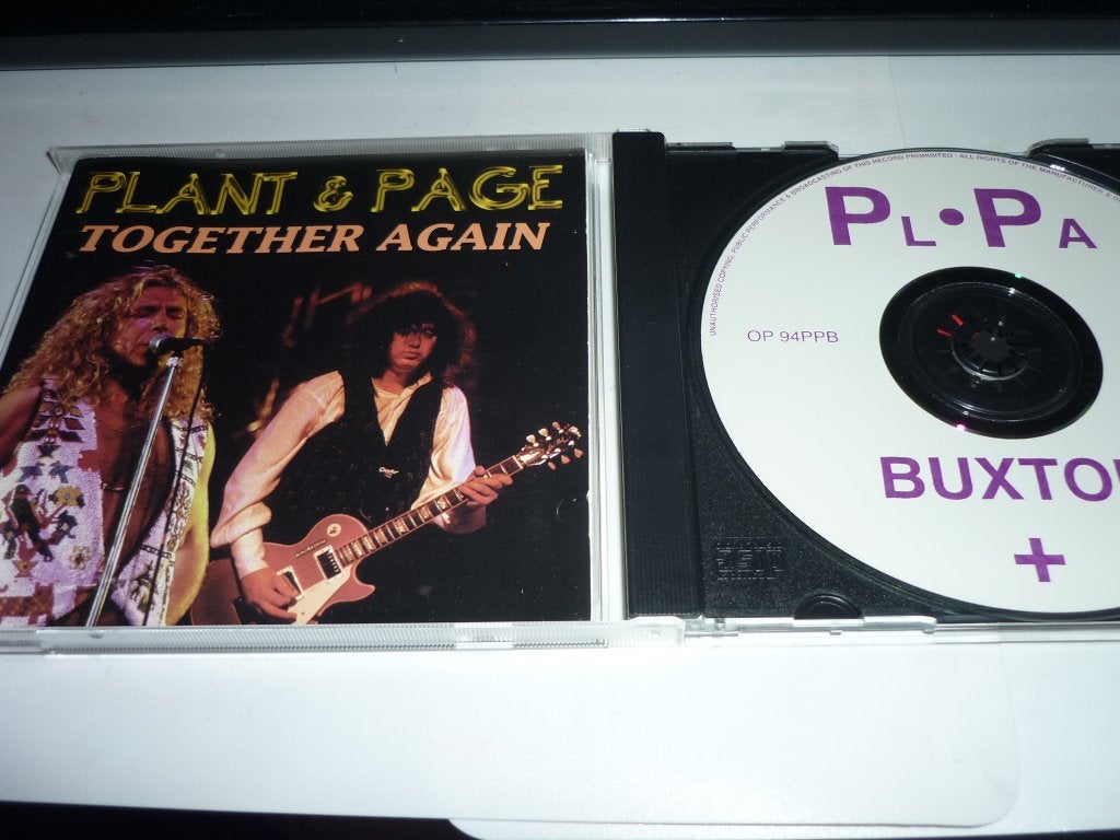 Plant & Page de cd together again onofficial release, Verzenden, Zo goed als nieuw, Poprock