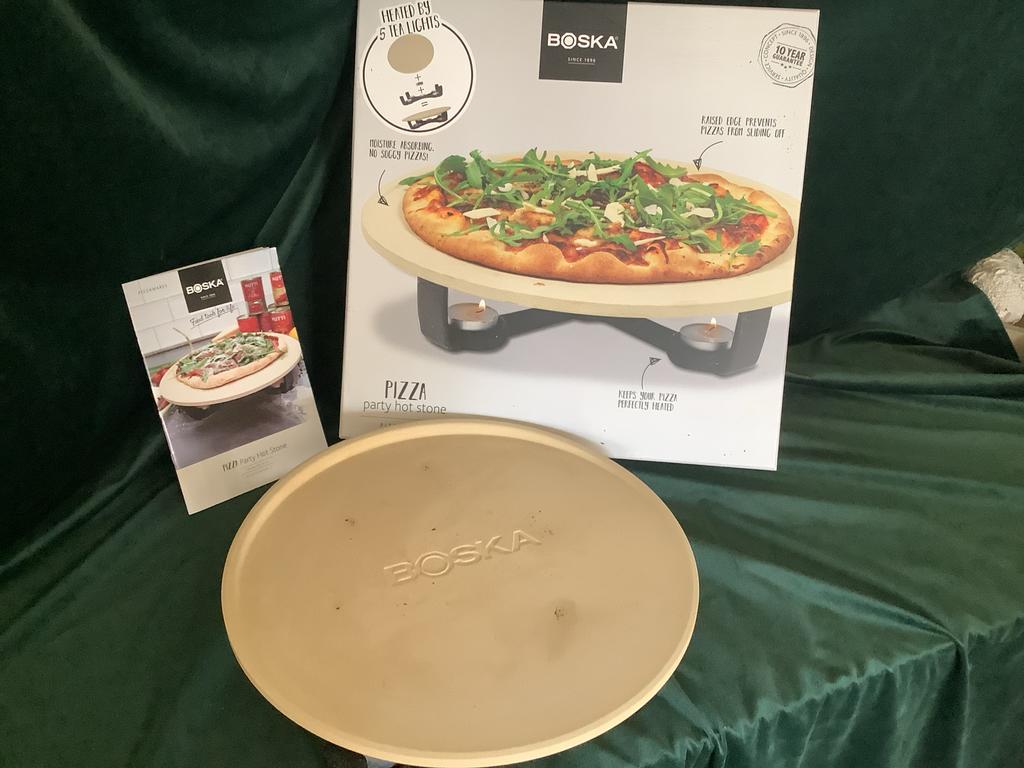 Boska Pizza Party Hote Stone 35cm rond. Nieuw, ongebruikt, Ophalen, Zo goed als nieuw