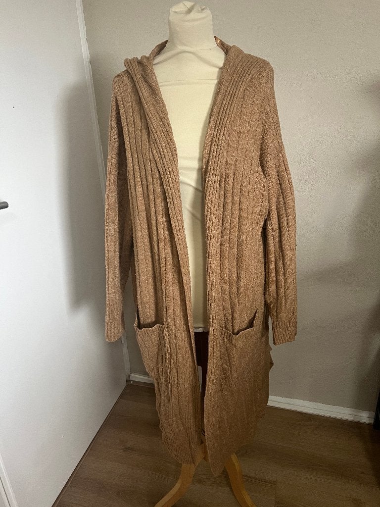 Bruin lang dames vest maat M, Maat 38/40 (M), Bruin, Ophalen of Verzenden, Gedragen